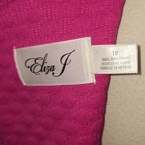 Eliza J - Pink Ruffled Trim Mini Dress - Picture 8 of 10